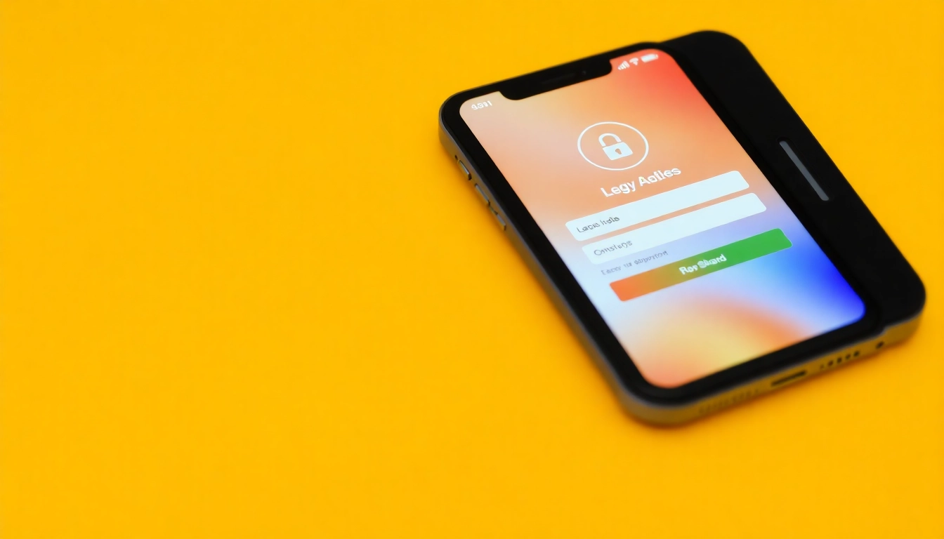 Mentot login page displayed on a smartphone with secure login fields and vibrant design for easy access to gaming platform.