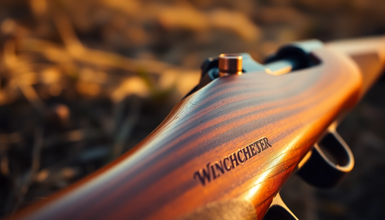 The 32WIN cartridge ready for hunting, highlighting the historic firearm craftsmanship and vintage rifle appeal.
