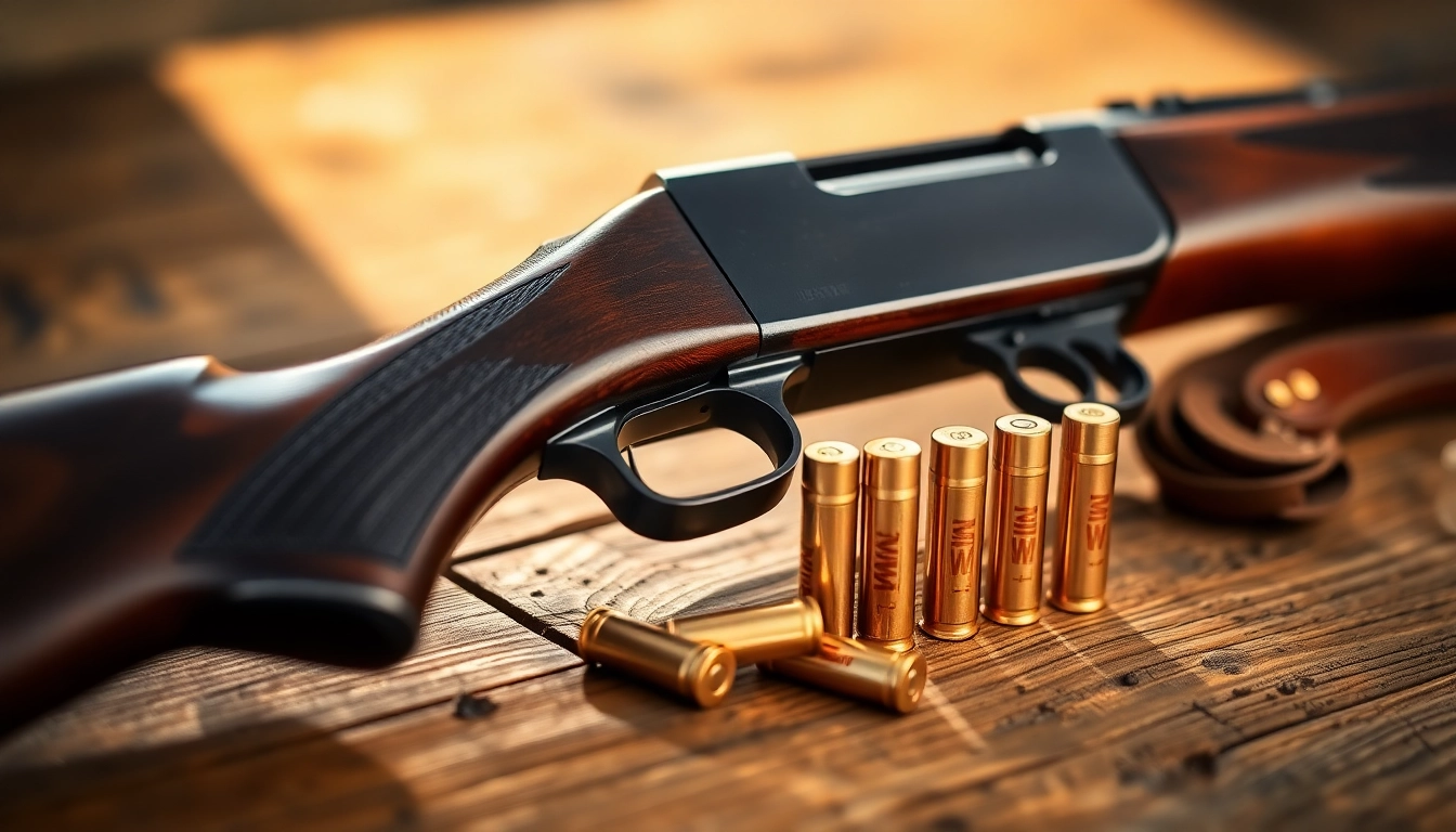 Detailed image showcasing a vintage 32WIN Winchester rifle and ammunition, highlighting precision and tradition for firearm enthusiasts.
