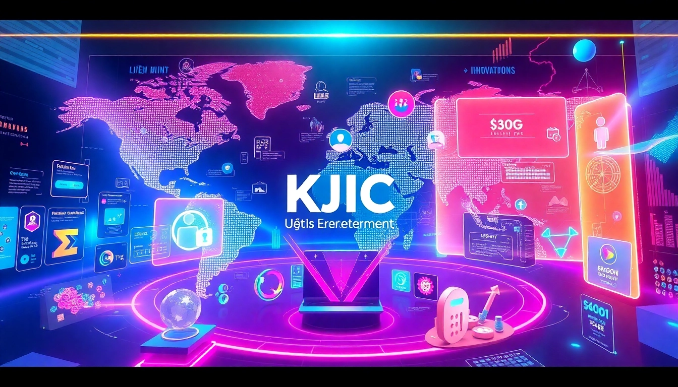 Lien minh KJC engaged in dynamic digital entertainment collaboration with vibrant visuals