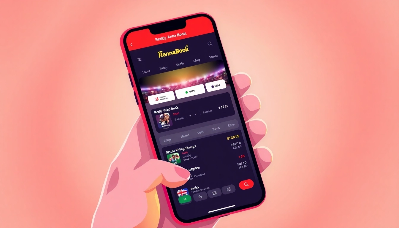 Reddy Anna Book interface featuring live sports betting from India with dynamic odds and a user placing a bet on mobile.