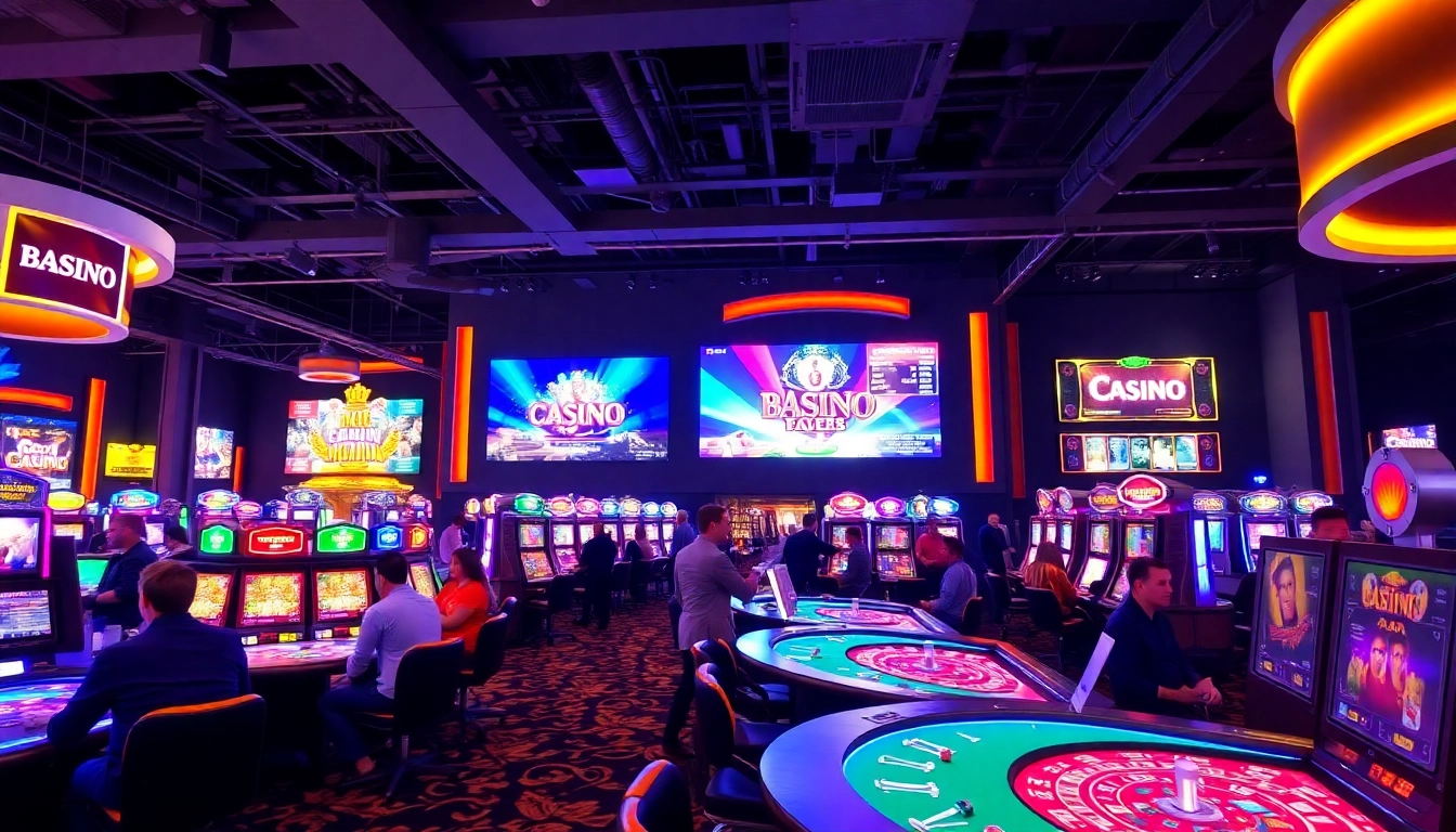 Casinos with vibrant lights and players enjoying casino siteleri experience for online gaming